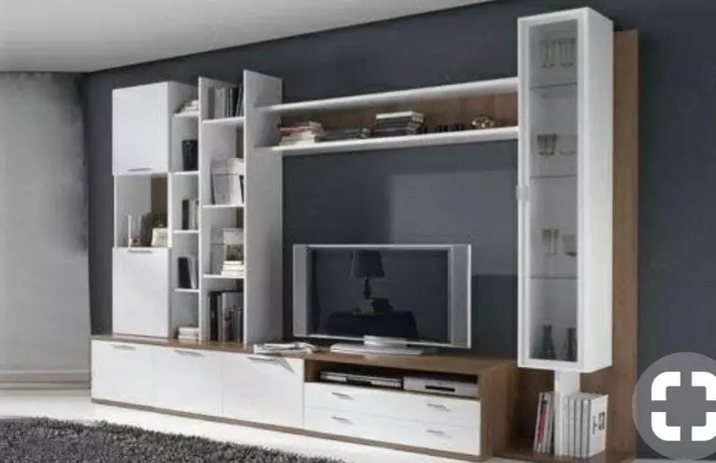 Televizor uchun devor javonlari (TV zonasi) 034-modda