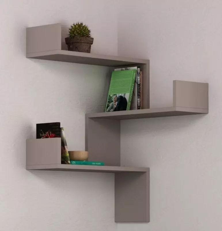 Devorga o'rnatilgan dekorativ javon, Art 001