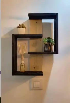 Настенная декоративная полка, арт 002