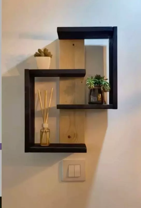 Devorga o'rnatilgan dekorativ javon, Art 002