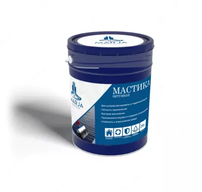Битумная мастика кровельно-изоляционная, холодная, готова к применению Битумная мастика кровельно-изоляционная, холодная, готова к применению