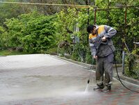  Чистка брусчатки - 