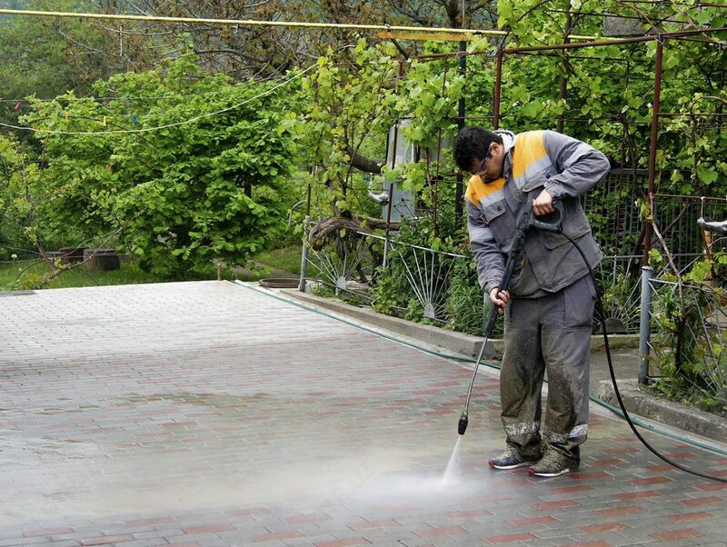  Чистка брусчатки - 