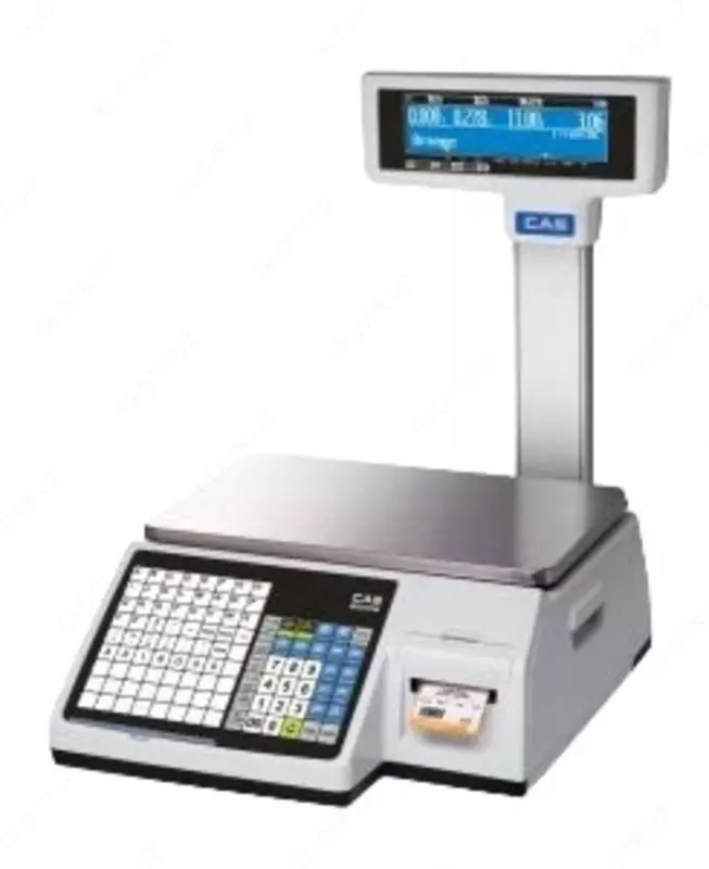 Весы торговые с чекопечатью CL(3000-15P) CAS - 15 015 000 сум