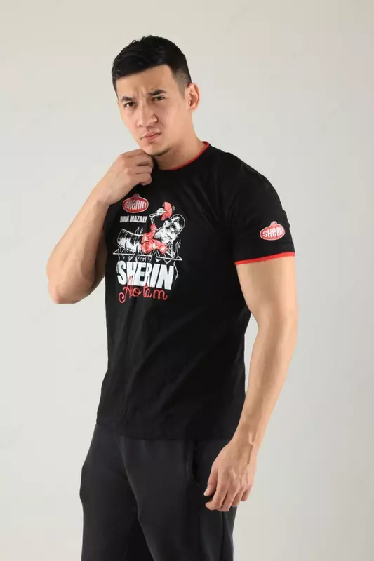 Logotipli erkaklar uchun polo futbolka (3)