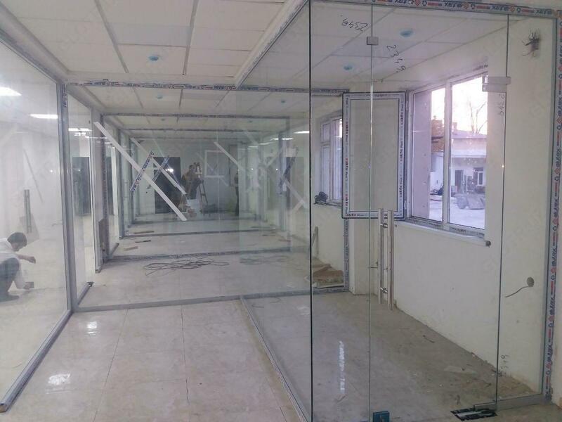 Стеклянные перегородки