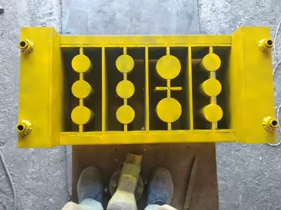 3 блоковая круглая форма для шлакоблоков