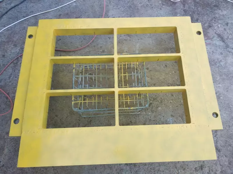 Форма для брусчатки для гидравлических прессов