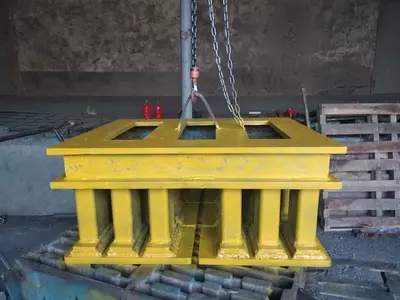 Форма для брусчатки для гидравлических прессов