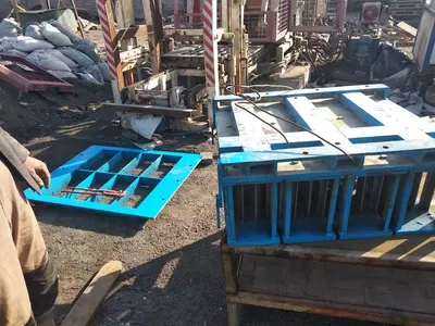 8 блоковая форма брусчаток для гидравлических станоков