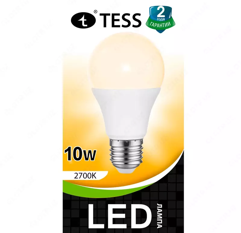  LED chiroq A60 10 Vt TESS E27 3000K - 