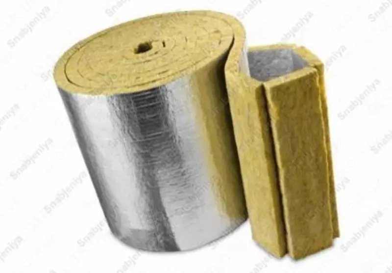 Folga bilan rulonli mineral jun (0