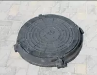  Люк чугунный тяжелый с крышкой типо “Т” канализационный. Диаметр крышки 600 мм - 
