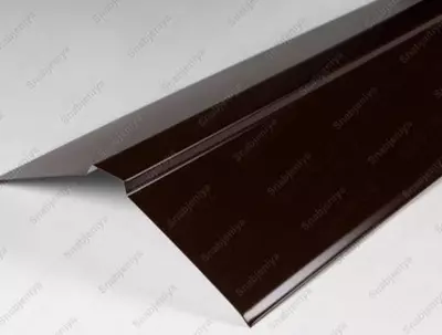 Конек из оцинкованного листа 0,7х410