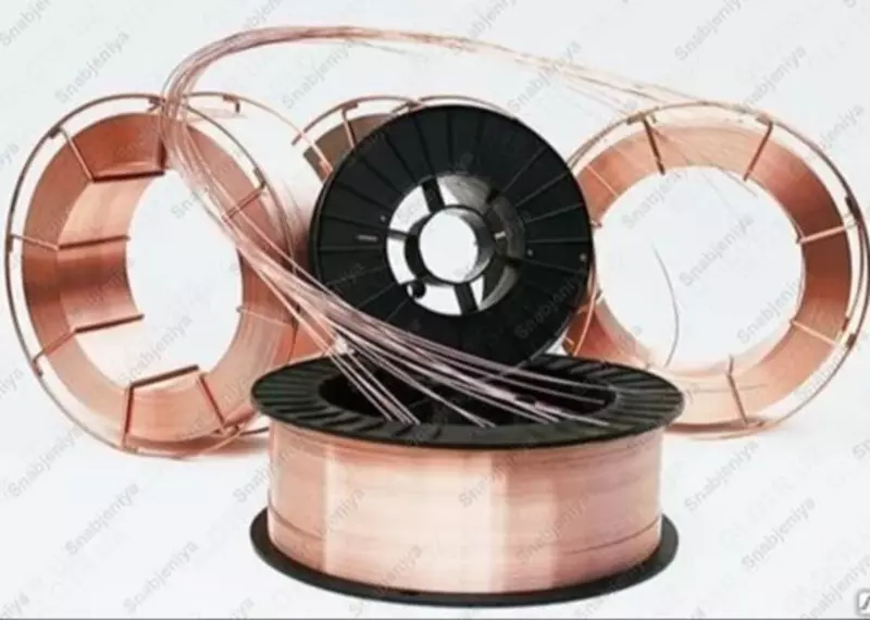 SV08G2S diametrli mis bilan bog&#39;langan payvandlash simlari. 1