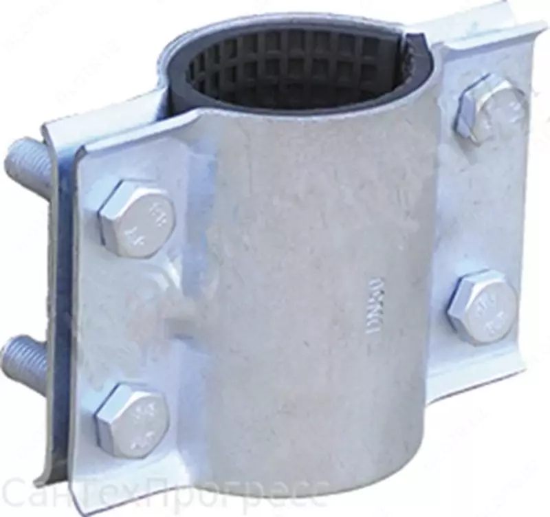 Хомут стальной ремонтный для труб DN50 (57-63)