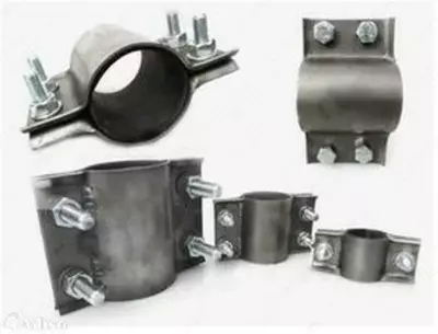 Хомут стальной ремонтный для труб DN65 (75-76) - 196 000 сум / шт.