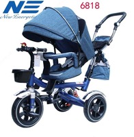 Велоколяска трансформер спинка откидывается сиденье поворачивается Детский транспорт