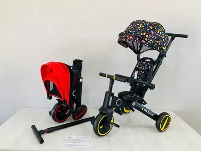 Новые раскладные велоколяски (резиновые колеса).Сиденья 360 градусов поворачивается Только в розницу