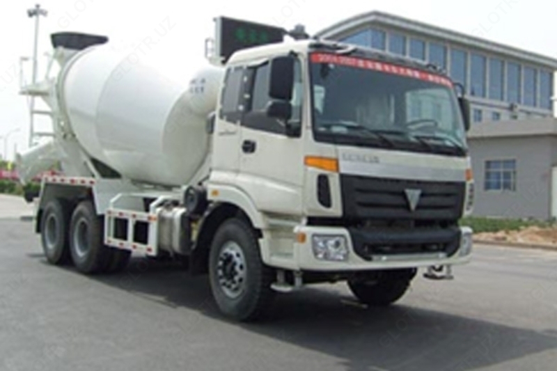 Beton mikserli yuk mashinasi Auman 8 kub