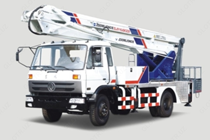 DONGFENG shassisidagi Zoomlion antenna platformasi