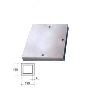 Закладная пластина 190х190х4 мм