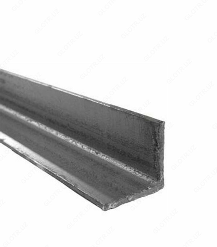 Issiq haddelenmiş burchak 45x45x4 mm 3 m