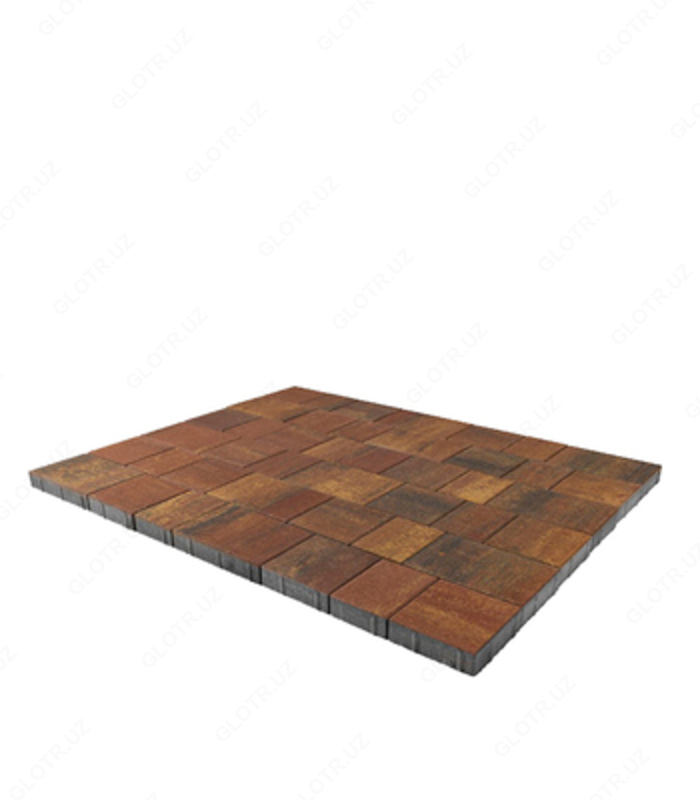 Eski shahar Venusberger yolak plitalari 120/160 / 240x160x40 mm Rangli aralash mallow ikki qavatli (20.74 m  kv.)