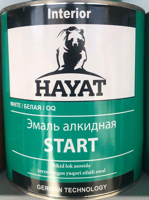 Эмаль "HAYAT" белая Универсал ECO 3кг