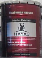  Краска HAYAT Эмаль для крыш красно-коричневая 3 кг - 