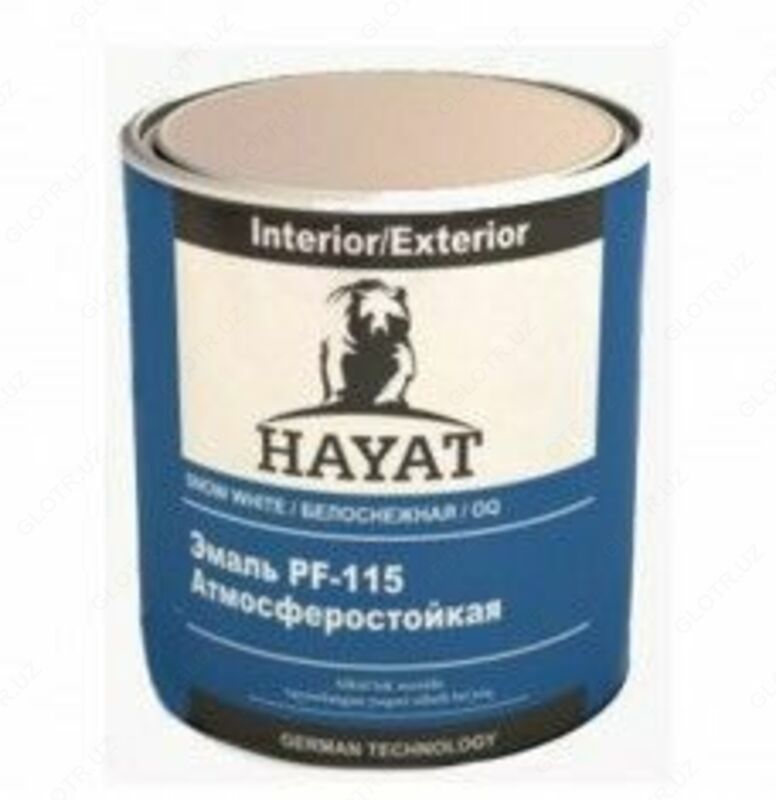 «HAYAT» Эмаль ПФ-115 белая (3 кг.) - 126 000 so'm
