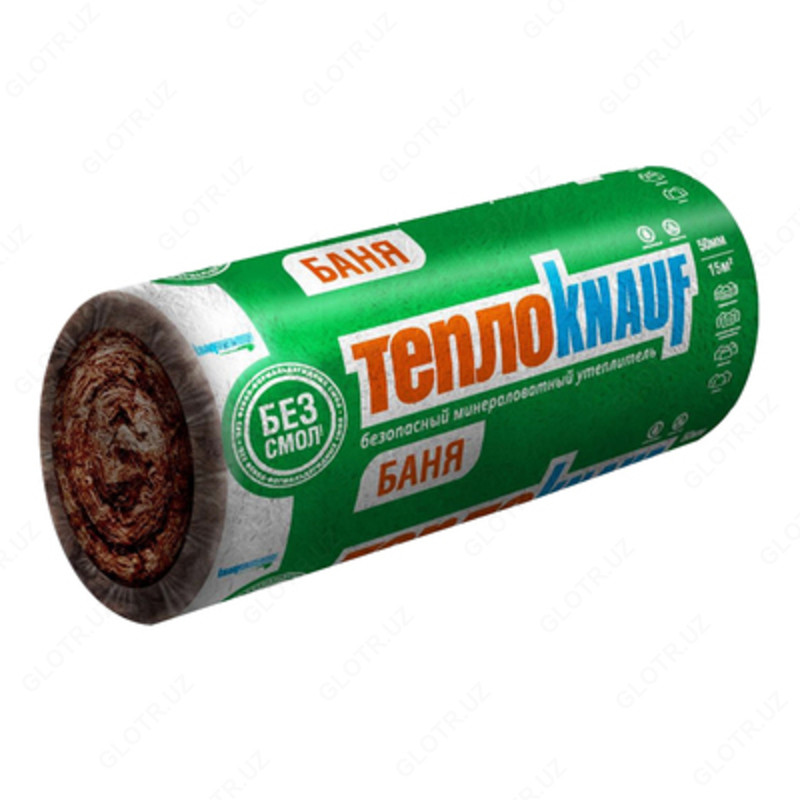 Isitish izolyatori HeatKNAUF hammomi 50x1200x12500 mm 15 kv.m