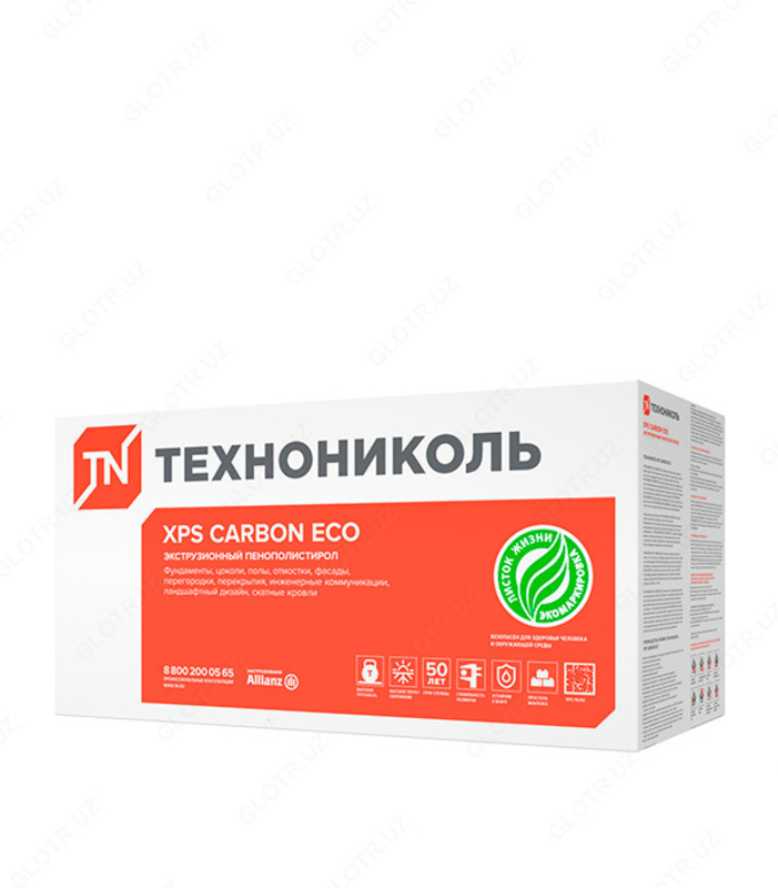 Extruded kopikli polistirol TechnoNIKOL Carbon Eco G4 40x580x1180 mm