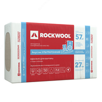 Шумоизоляция Rockwool Акустик Баттс ПРО Ультратонкий 27х600х1000 мм 7 2 кв.м