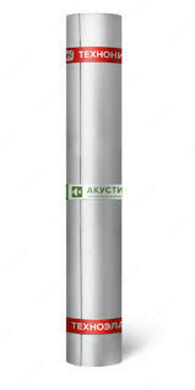  Шумоизоляция Техноэласт Акустик Супер А350 4 мм 1х10 м - 