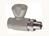 Кран полипропиленовый для радиаторов угловой