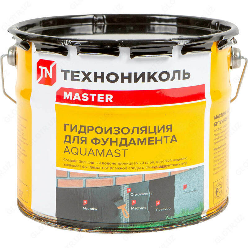  Праймер битумный Технониколь АкваМаст 16 кг/18 л - 