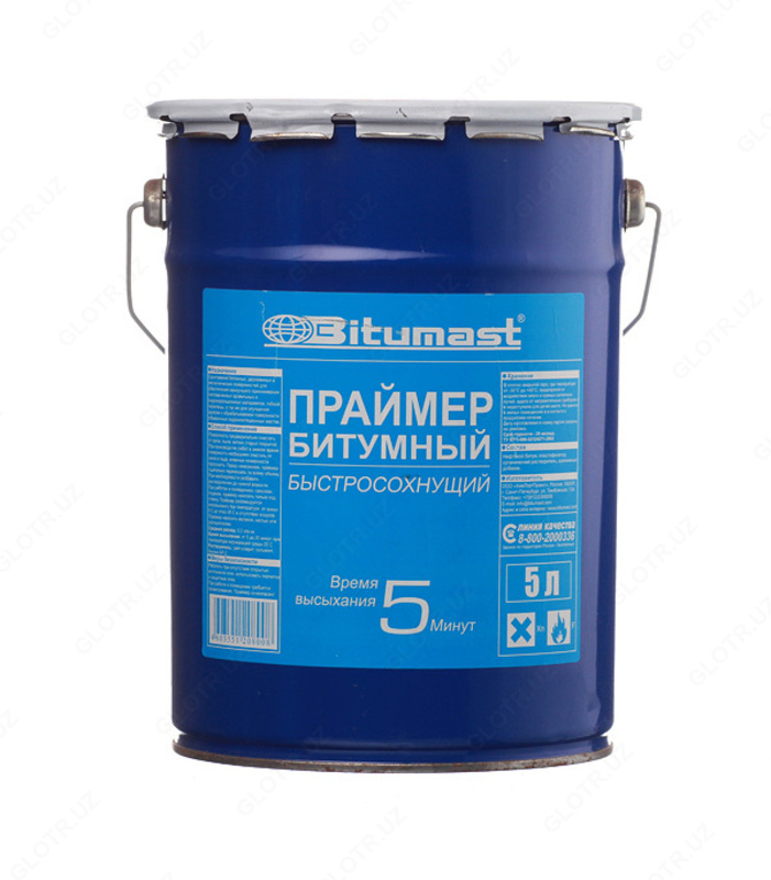 Bitumli primer Bitumast Tez quritish 4 kg / 5 l