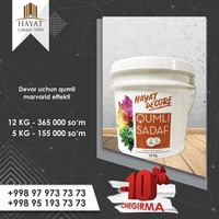 HAYAT 5kg marvarid qumli boyoqlar