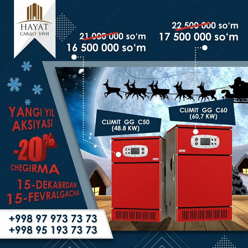 CLIMIT GG C60 gazli qozon