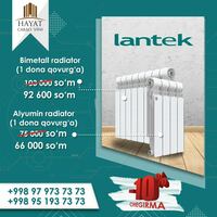 Lantek alyuminiy radiatori - 92 600 so'm