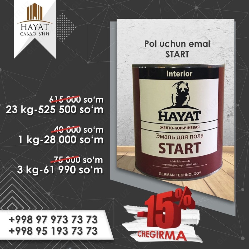 Zaminli emal START 3 kg