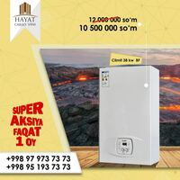 Настенный газовый котёл Climit 38kW BF