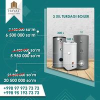 Qozon suv isitgichi 140 l