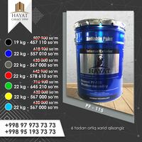  Ob-havoga chidamli emal PF-115 Hayat (22 kg / kok) - 