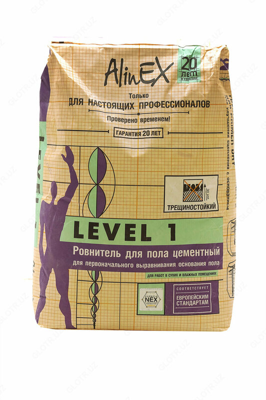 O'zini-o'zi tekislovchi qavat ALINEX 3LEVEL 25kg - по запросу