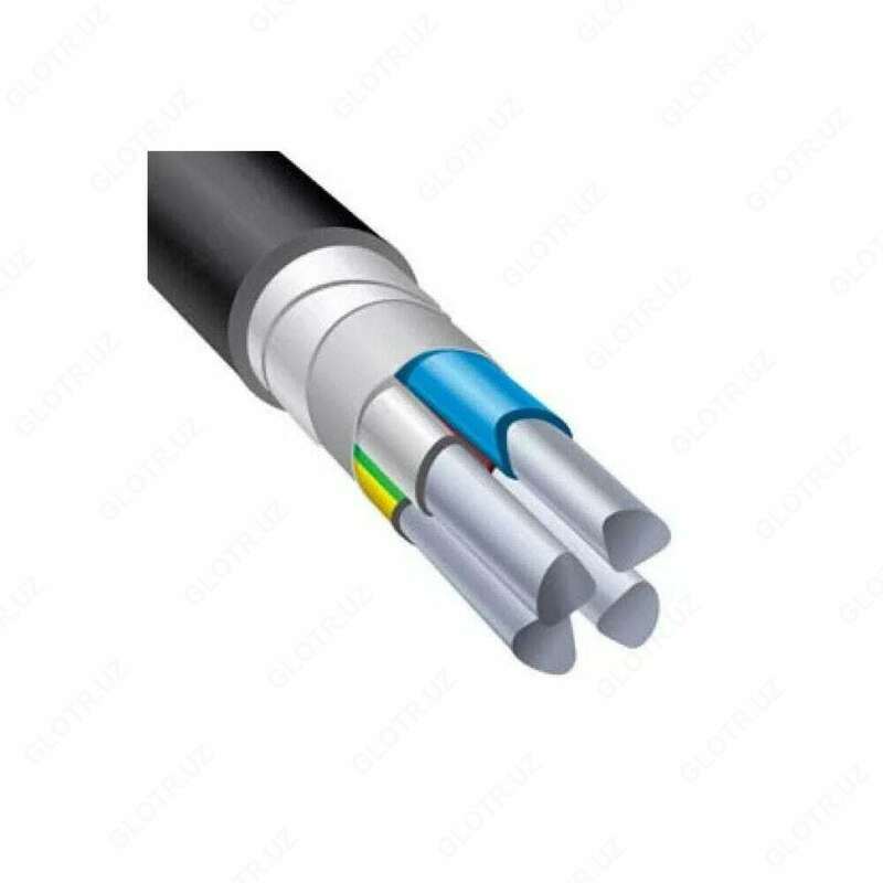 VMGg 1x240-1 PVX niqobi ostida plastik izolyatsiyali mis yadroli kabellar