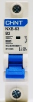 Автоматический выключатель CHINT NEXT NXB-63 6kA 1P х-ка B 2A