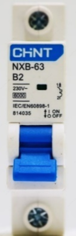 Автоматический выключатель CHINT NEXT NXB-63 6kA 1P х-ка B 2A