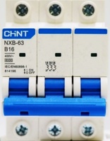  Avtomatik avtomat CHINT NEXT NXB-63 6kA 2P x-ka B 16A - 